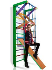 Дитячий спортивний куточок SportBaby Робін Гуд 3-240, Сосна-Бук, 240 × 80 см, від 2-х років до 120 кг